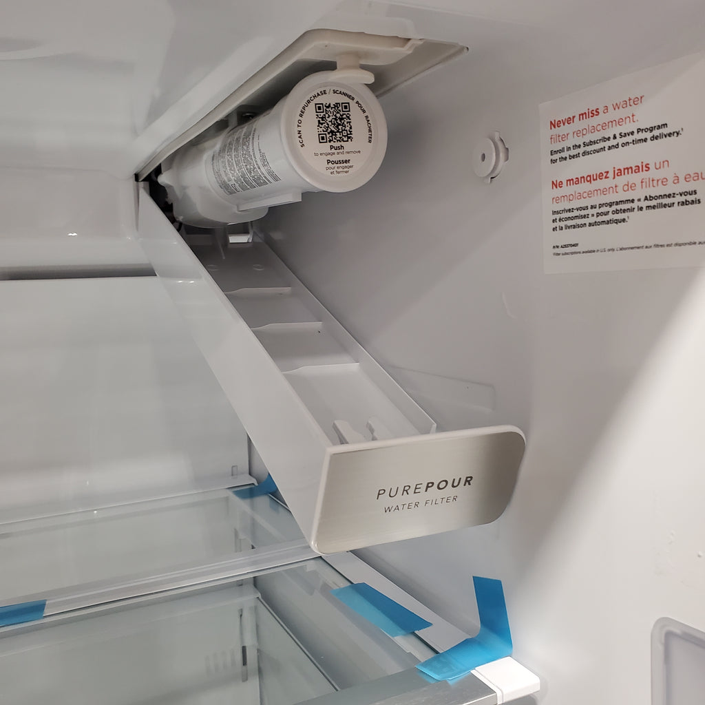 Frigidaire Gallery 22 Cu. Ft. 4-Door Counter-depth French Door Refrigerator with Ice Maker (Fingerprint Resistant Stainless Steel) ENERGY STAR 3SD1012 - GRMC2273CF - Scratch and Dent (Moderate)