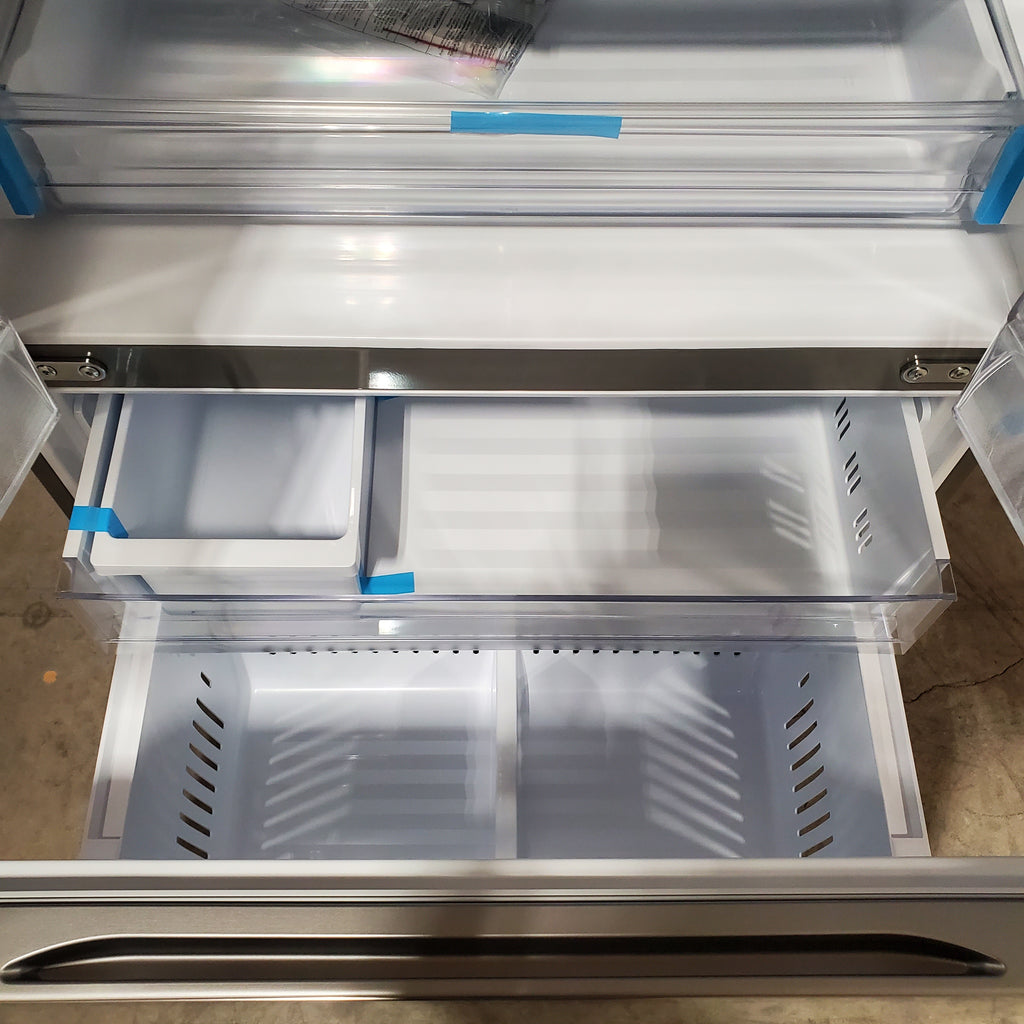 LG 25 cu. ft. Counter-Depth MAX™ with Zero Clearance™ 3-Door French Door Refrigerator with Thin Door Design 3SD688 - LF25Z6211S - Open Box