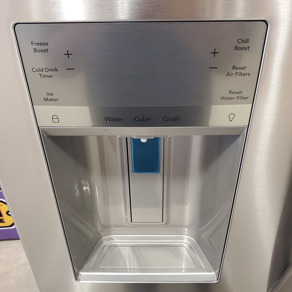 Pictures of Frigidaire 27.8-cu ft ENERGY STAR French Door Refrigerator with Dual Ice Maker in Fingerprint Resistant Stainless Steel 3SD1047 - GRFS2853AF - Scratch & Dent (Minor) - Neu Appliance Outlet - Discount Appliance Outlet in Austin, Tx