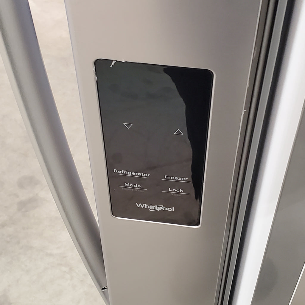 Pictures of Whirlpool 30.53-cu ft French Door Refrigerator with Ice Maker (Fingerprint Resistant Stainless Finish) ENERGY STAR WRFF3536SZ - Open Box - Neu Appliance Outlet - Discount Appliance Outlet in Austin, Tx