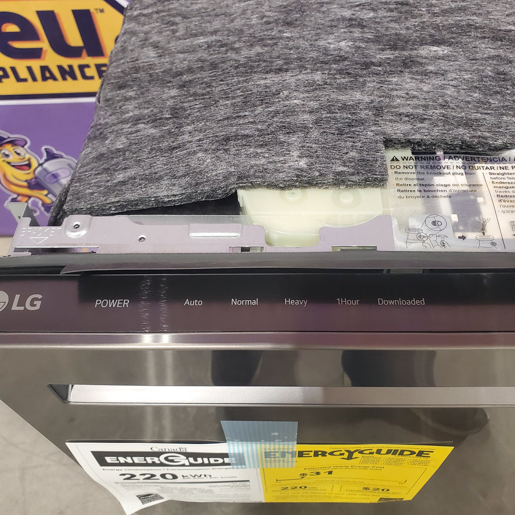 Pictures of LG Black Stainless Steel Smart FlushFit™ Top Control Dishwasher with 1-Hour Wash & Dry, QuadWash® Pro, and Dynamic Heat Dry™ w/AutoVent Dry™ 25133SD447 - LDNPM545D - Open Box - Neu Appliance Outlet - Discount Appliance Outlet in Austin, Tx