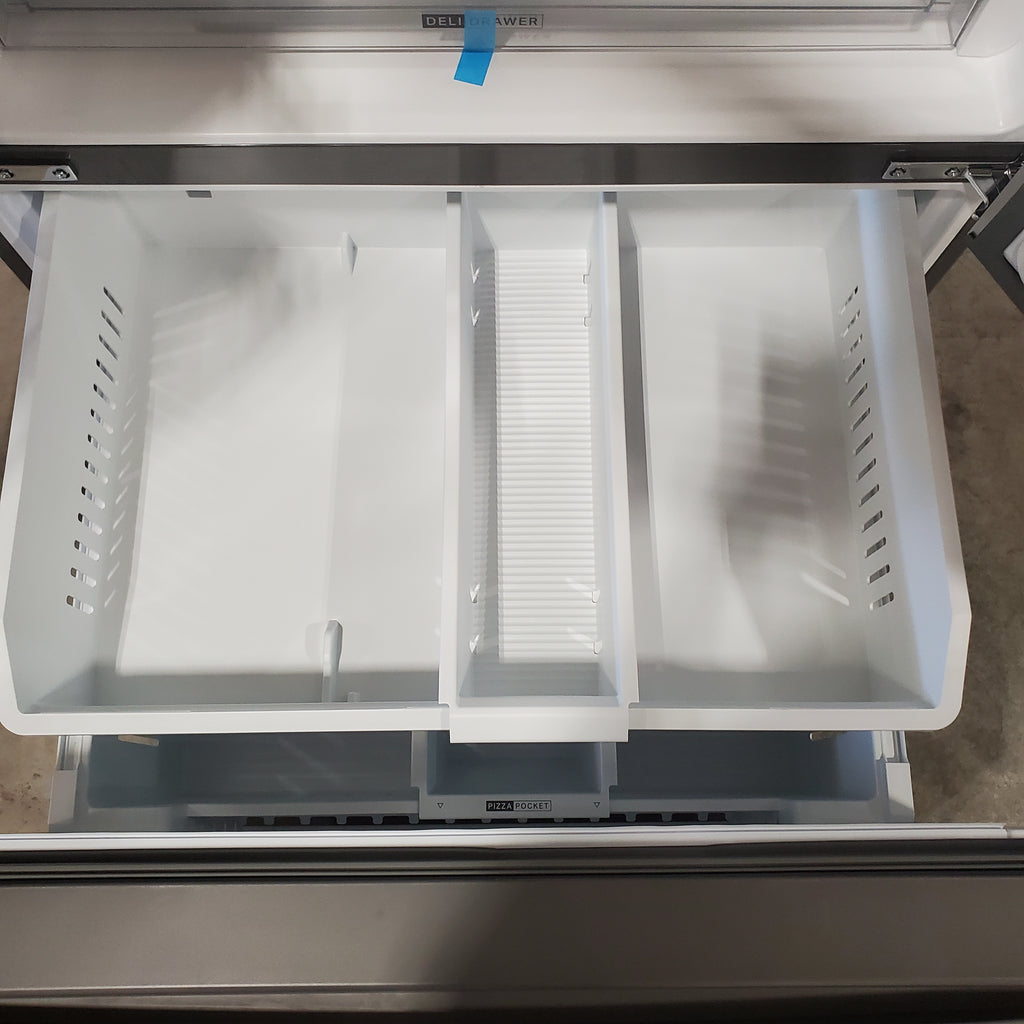 Pictures of Whirlpool 36-Inch French Door Refrigerator in Fingerprint Resistant Stainless Finish with In-Door Water and Ice Maker - 30 cu. ft. WRFF3536SZ - Open Box - Neu Appliance Outlet - Discount Appliance Outlet in Austin, Tx