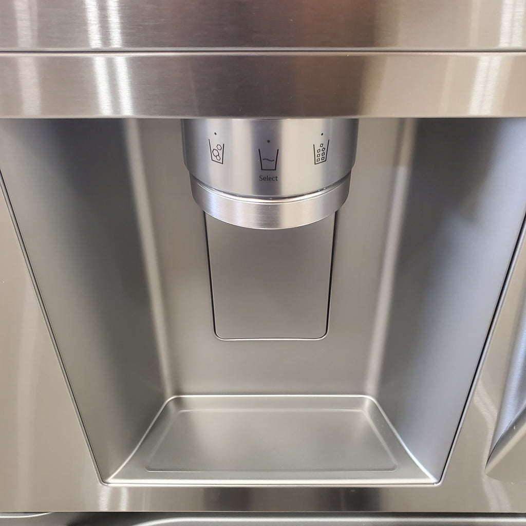 Pictures of Print Proof Stainless Steel 29 cu. ft. Smart Standard-Depth MAX™ 4-Door French Door Refrigerator with Full-Convert Drawer™ LF29H8330S - Scratch & Dent - Minor - Neu Appliance Outlet - Discount Appliance Outlet in Austin, Tx