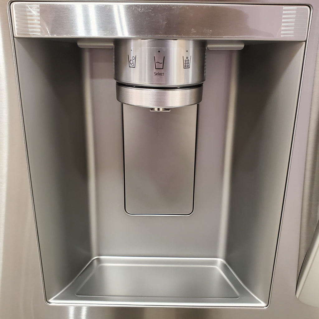 LG 29 cu. ft. Smart Standard-Depth MAX™ 4-Door French Door Refrigerator with Full-Convert Drawer™ in Print Proof Stainless Steel 22131SD89 - LF29H8330S - Scratch & Dent (Minor)