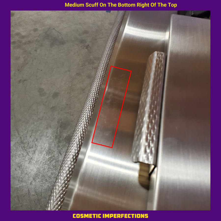 Hestan Dual Fuel Range with 4 Burners, 12 Inch Griddle, MarquiseDisplay™, PureVection™, CircuFlame™, Continuous Grates and 5.8 cu. ft. Oven Cavity KRD364GDNG - Scratch & Dent (Minor)