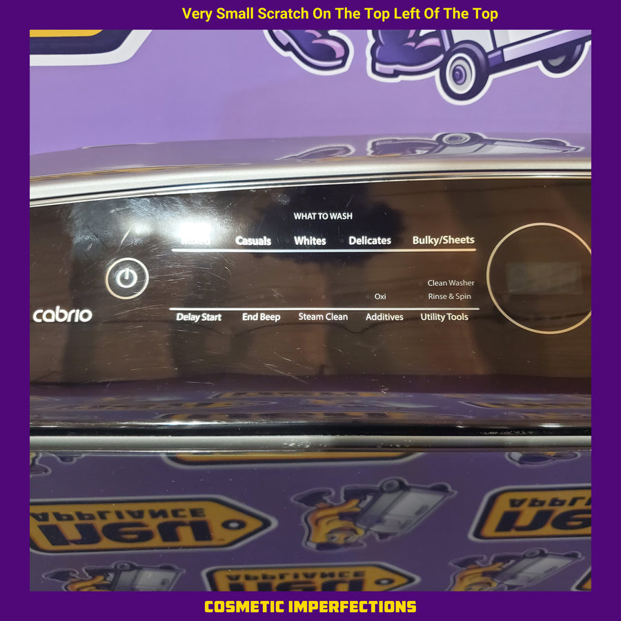 Whirlpool Chrome Shadow Top Load 5.3 Cu. Ft. Washer with Quiet Wash Sound Package WTW8500DC - Scratch &Dent (Minor)