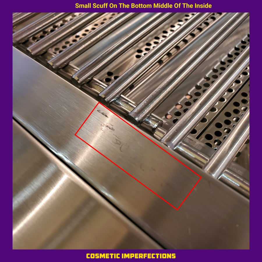 Coyote CL-Series 36-in 4-Burner Built-In Natural Gas Grill w/ Lift-Assist Hood & Safety Valve C3CL36NG - Scratch & Dent (Minor)