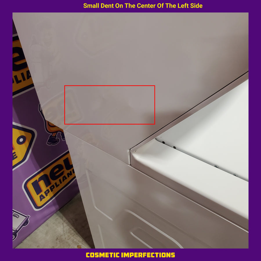 GE 3.8 cu. ft. Washer 5.9 cu. ft. Long Vent Electric Dryer Combo in White GUV27ESSMWW - Certified Refurbished