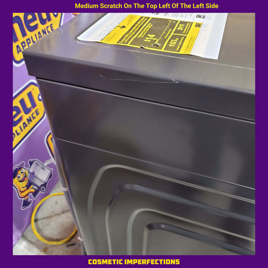 Samsung Dark Steel Bespoke 5.3 cu. ft. Ultra Capacity All-In-One Washer Dryer Combo with Super Speed and Ventless Heat Pump 22142792 - WD53DBA900HZ - Scratch & Dent (Moderate)