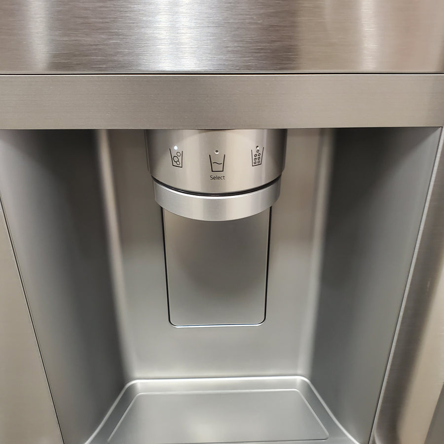 LG 27 cu. ft. Smart Side-by-Side Refrigerator with Smooth Touch Ice & Water Dispenser LL27T3530S - Scratch & Dent (Moderate)