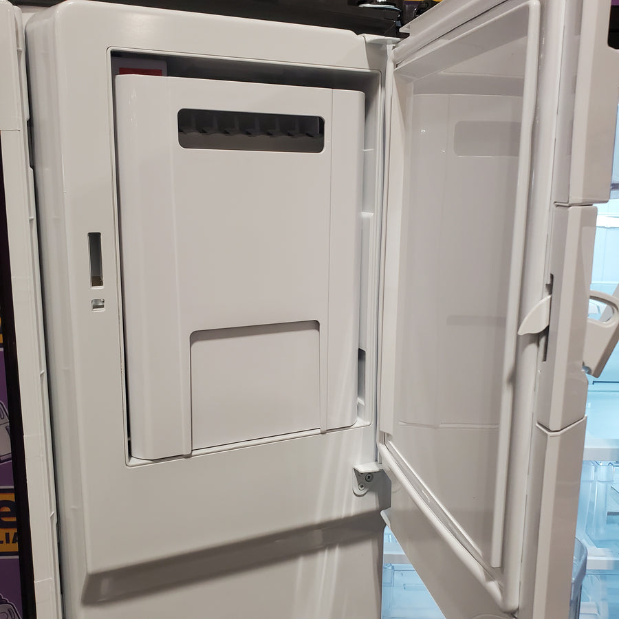 GE 20.6 cu. ft. Counter Depth French Door Refrigerator in Fingerprint Resistant Stainless, ENERGY STAR GYE21JYMFS - Scratch & Dent (Minor)