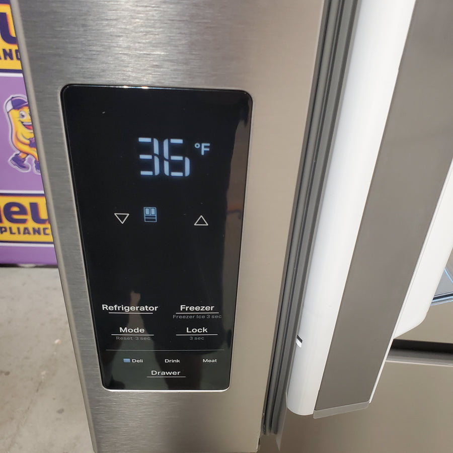 Whirlpool® 29 Cu. Ft. Family-Sized Capacity French Door Refrigerator with Flexible Temperature Drawer WRMF3736SZ - Open Box