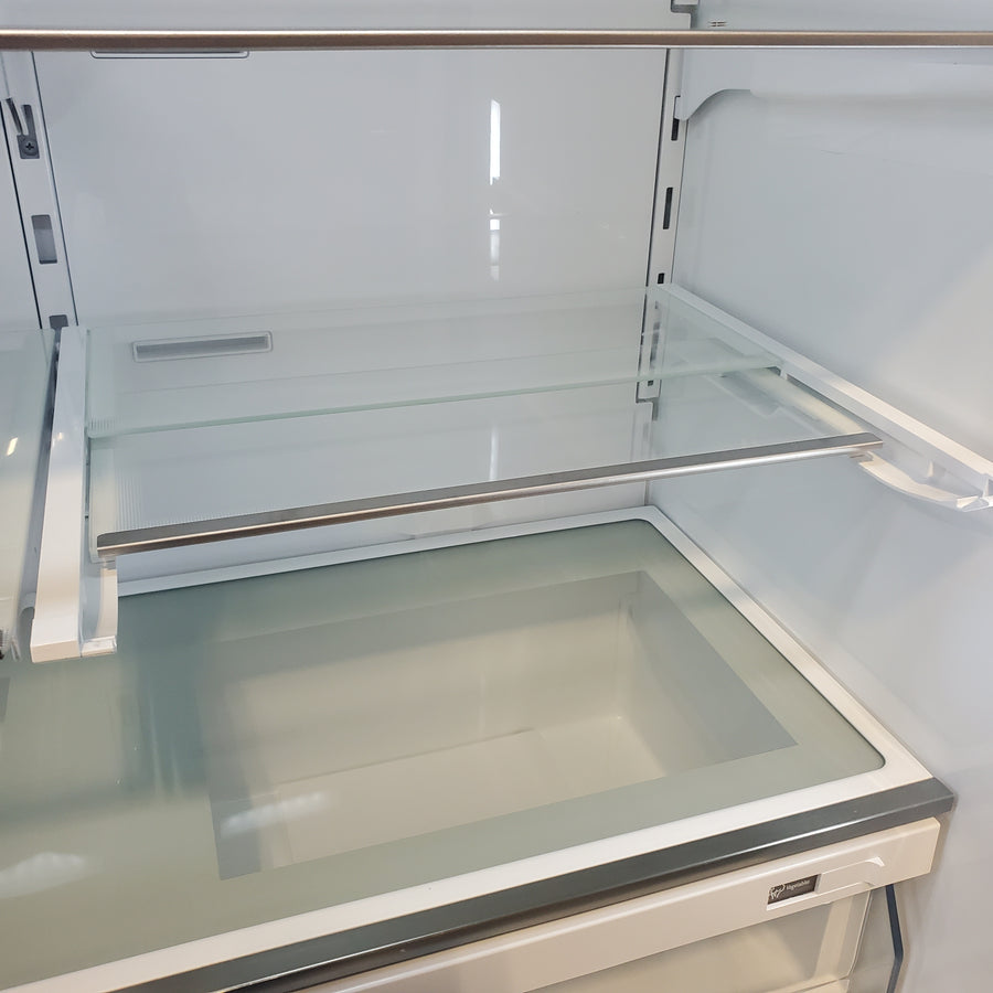 Bertazzoni 36 Inch Freestanding 4-Door French Door Refrigerator with 21.6 Cu. Ft. Total Capacity, Precise Temperature, Individual Quattro Temp Zone Drawer, and Dual Humidity-Controlled Crispers REF36FDFZXNT - Open Box