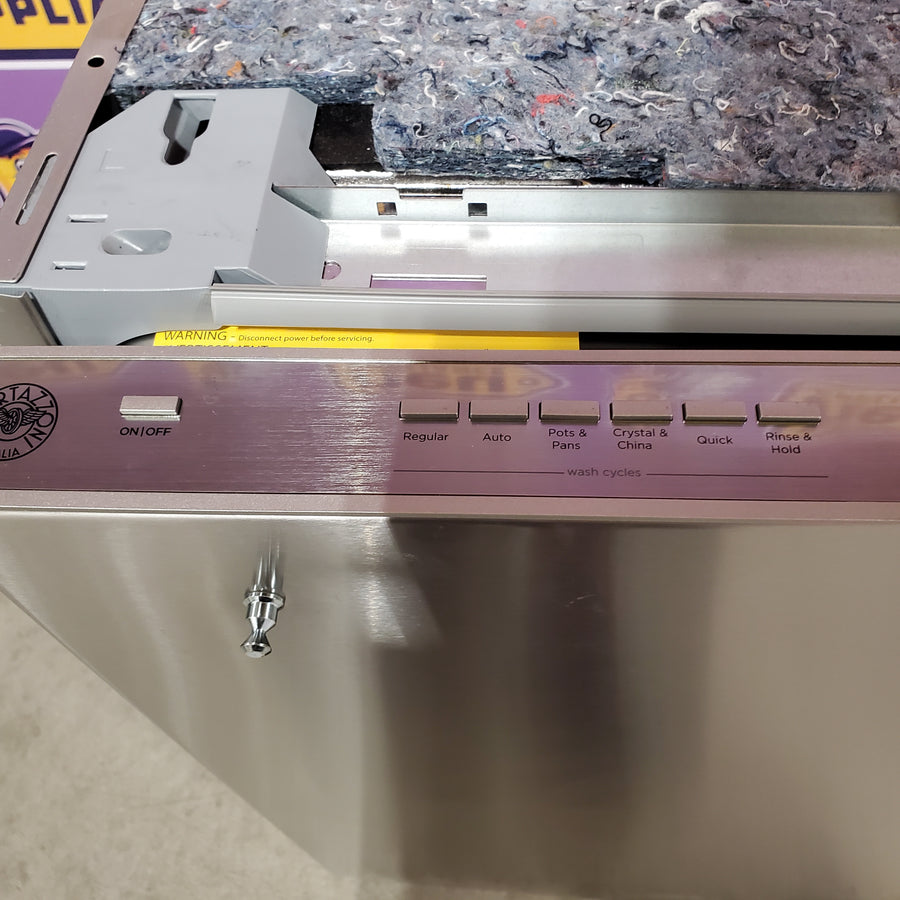 Bertazzoni 24 Inch Fully Integrated Built-In Dishwasher with 15 Place Setting Capacity, 6 Wash Cycles, Standard 3rd Rack, and 42 dBA DW24T3IXV - Scratch & Dent (Minor)