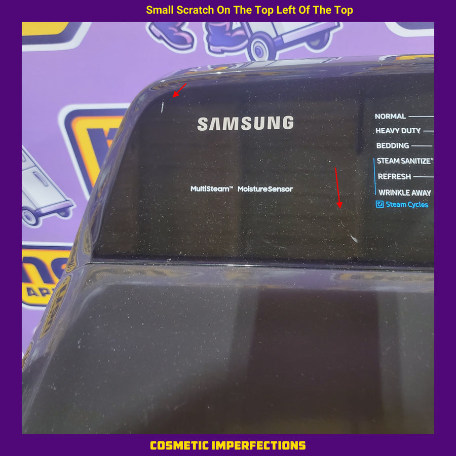 Samsung 7.4 cu ft Gas Dryer with Steam Sanitize Option DVG50R5400V - Certified Refurbished