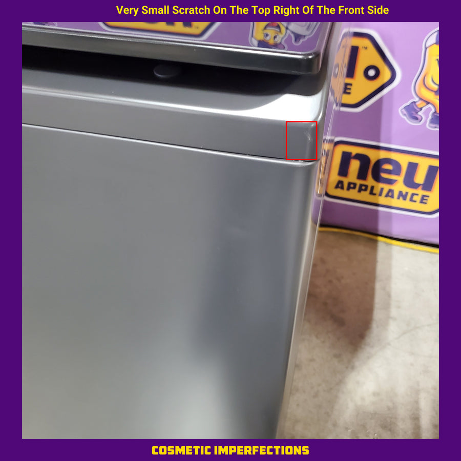 LG  5.5 Cu. Ft. High Efficiency Smart Top Load Washer with EasyUnload WT8600CB - Scratch & Dent (Minor) and LG 7.3 cu. ft. Ultra Large Capacity Rear Control Electric Dryer with LG EasyLoad™ Door and TurboSteam™ DLEX8600BE - Scratch & Dent (Minor)