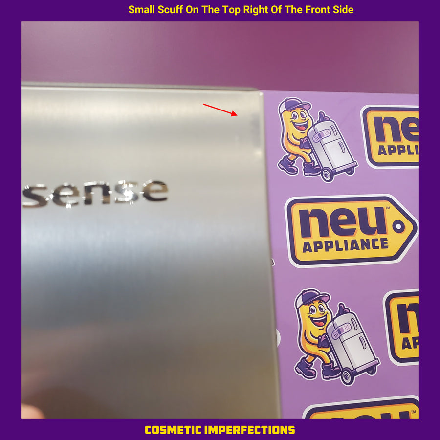 Hisense 29.1 cu. ft. Standard Depth Side by Side Refrigerator Stainless Steel HRS290P5FSE - Scratch & Dent (Minor)
