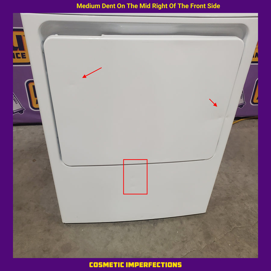 GE® 7.2 cu. ft. Capacity Aluminized Alloy Drum Electric Dryer GTD33EASKWW - Certified Refurbished