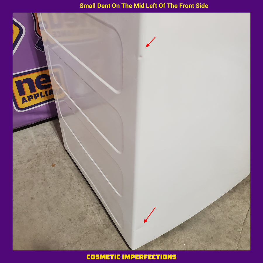 GE White Top Load 4.2 Cu. Ft. Washer with Stainless Steel Basket and Dual Action Agitator GTW460ASJWW - Certified Refurbished