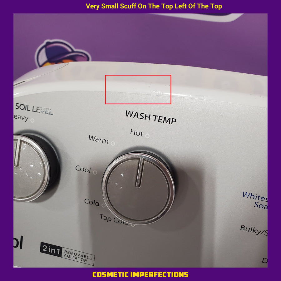 Whirlpool 3.8–3.9 Cu. Ft.  Top Load Washer with 2 in 1 Removable Agitator and Soil Level Selection WTW4957PW - Certified Refurbished and Whirlpool 7-cu ft Vented Electric Dryer WED4815EW - Scratch & Dent (Minor)