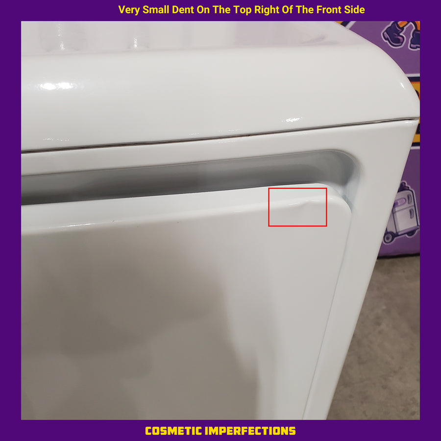 GE® 7.2 cu. ft. Capacity Aluminized Alloy Drum Electric Dryer GTD33EASKWW - Certified Refurbished