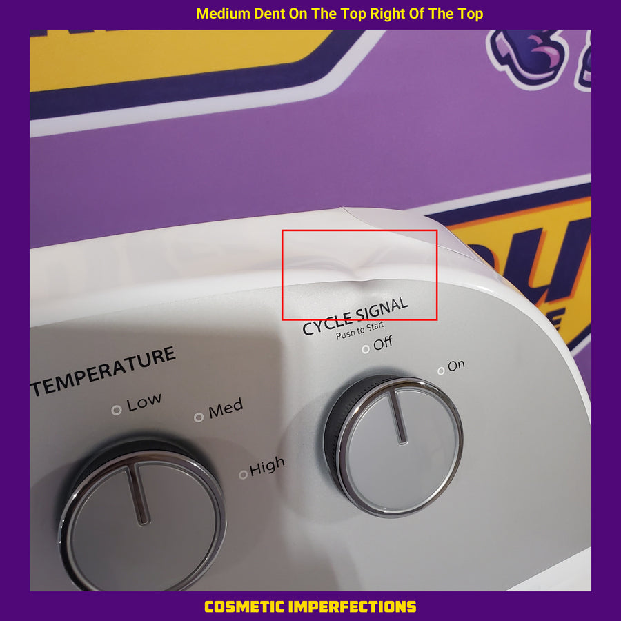 Whirlpool White Electric Extra Large 7.0 Cu. Ft. Dryer with Wrinkle Shield WED4815EW - Open Box