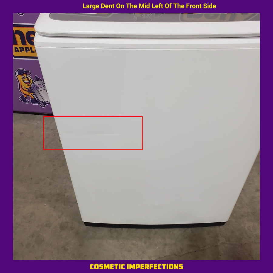 Samsung White Top Load 5.0 Cu. Ft. Washer with Active Water Jet WA50R5200AW - Certified Refurbished and Samsung White Electric 7.4 Cu. Ft. Dryer with Sensor Dry DVE50R5200W - Certified Refurbished