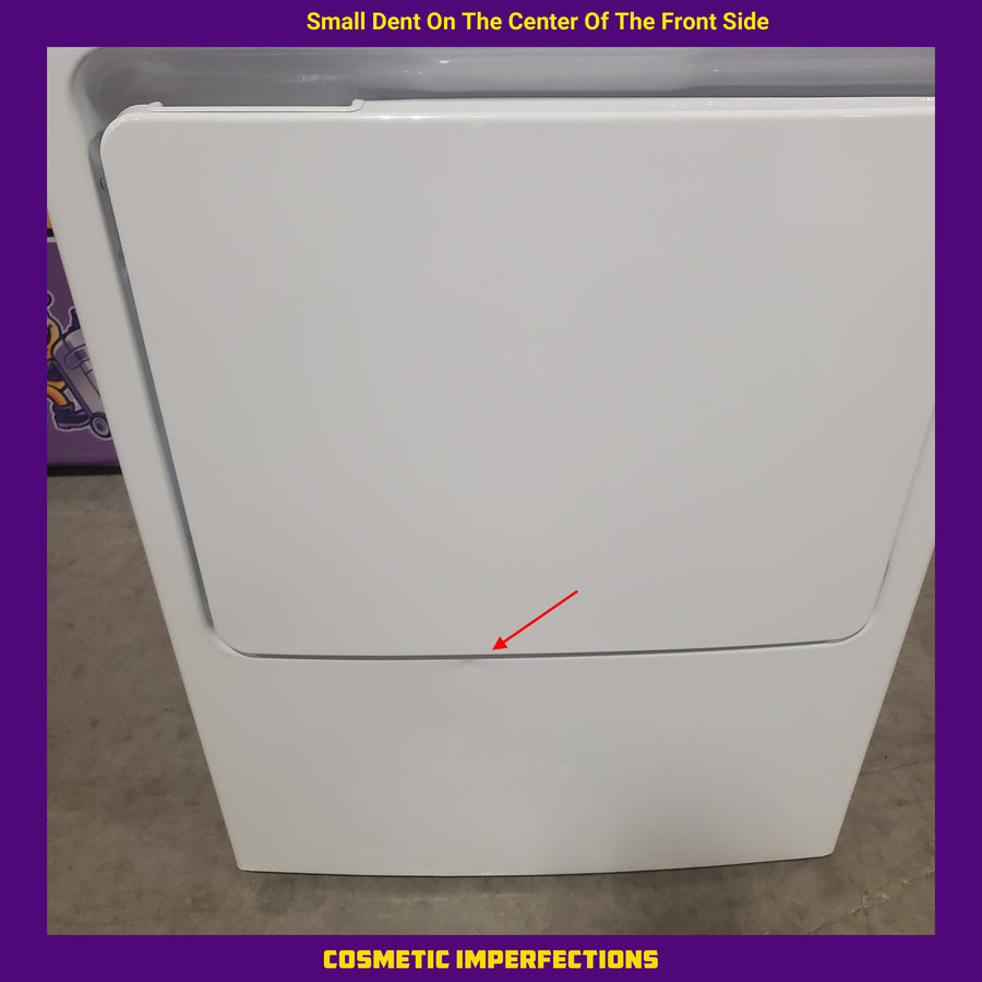 GE® 4.2 cu. ft. Capacity Washer with Stainless Steel Basket GTW335ASNWW - Certified Refurbished and GE 6.2 cu. ft. Capacity Electric Dryer with Up To 120 ft. Venting and Shallow Depth 16305 - GTD33EASKWW - Certified Refurbished