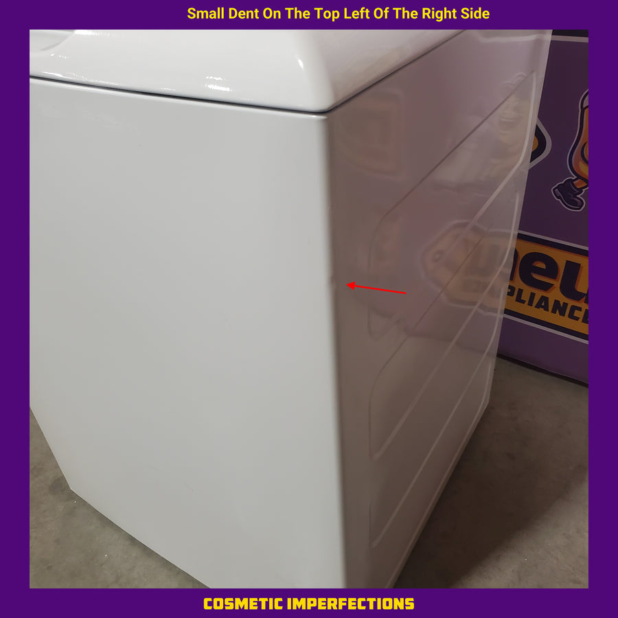 GE® 4.5 cu. ft. Capacity Washer with Stainless Steel Basket in White GTW465ASNWW - Certified Refurbished
