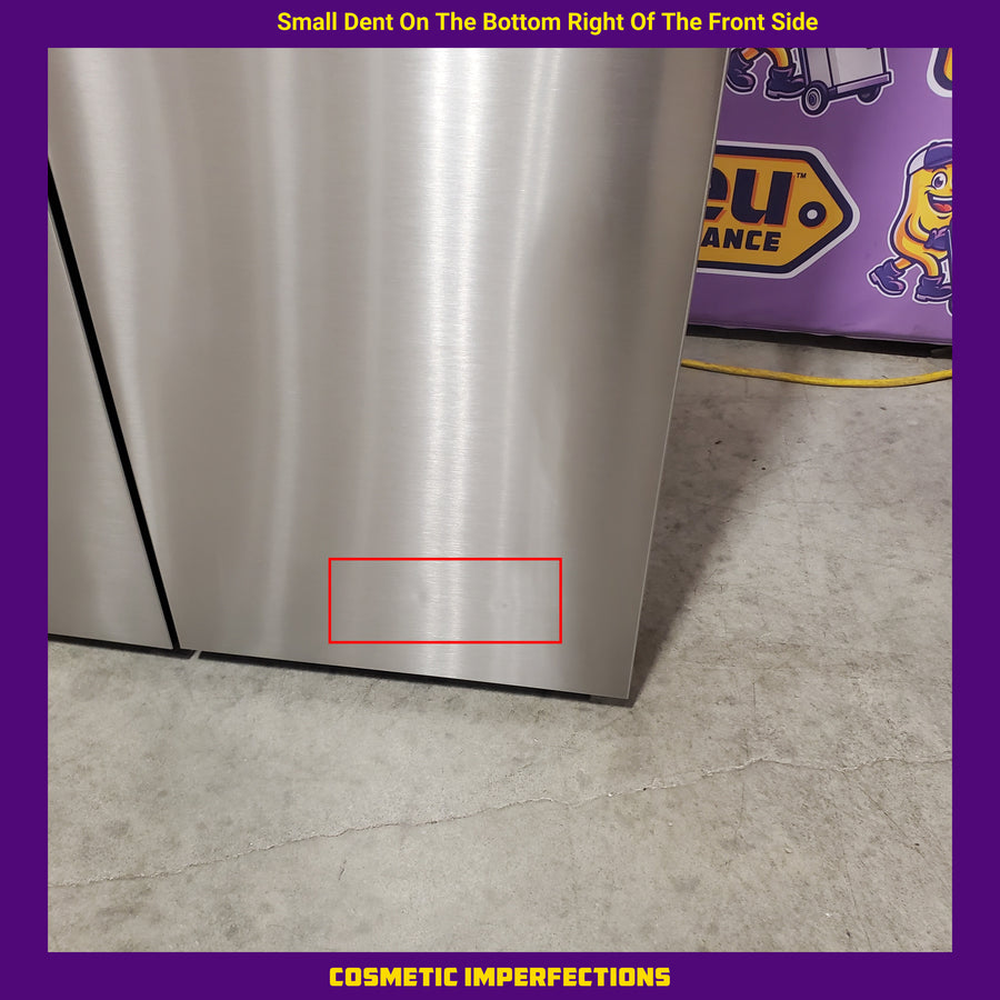 LG 27 cu. ft. Standard-Depth, Side-by-side Refrigerator, with Ice and Water and Bar Handle Design LS27T3230S - Scratch & Dent (Minor)