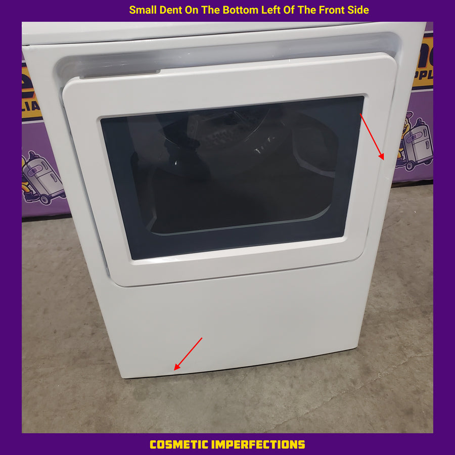 GE Electric 7.4 Cu. Ft. Front Load Dryer with Sensor Dry in White GTD58EBSVWS - Certified Refurbished