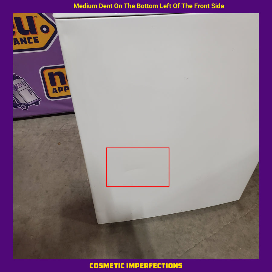 GE White Top Load 4.2 Cu. Ft. Washer with Stainless Steel Basket and Dual Action Agitator GTW460ASJWW - Certified Refurbished
