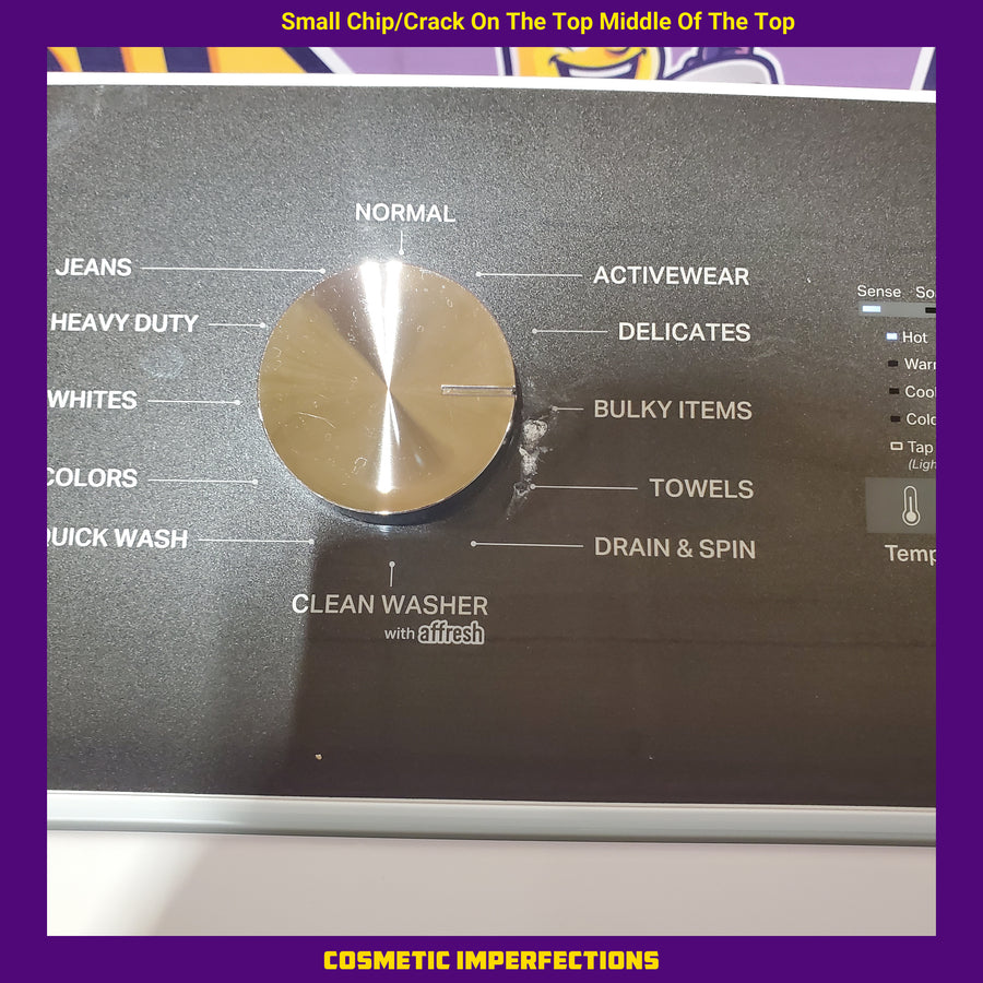 Whirlpool 4.5 Cu. Ft. Top Load Agitator Washer with Built-In Faucet WTW5015LW - Certified Refurbished and Whirlpool Top Load Style Electric Moisture Sensing 7.0 Cu. Ft. Dryer with Steam WED5050LW - Scratch & Dent (Minor)