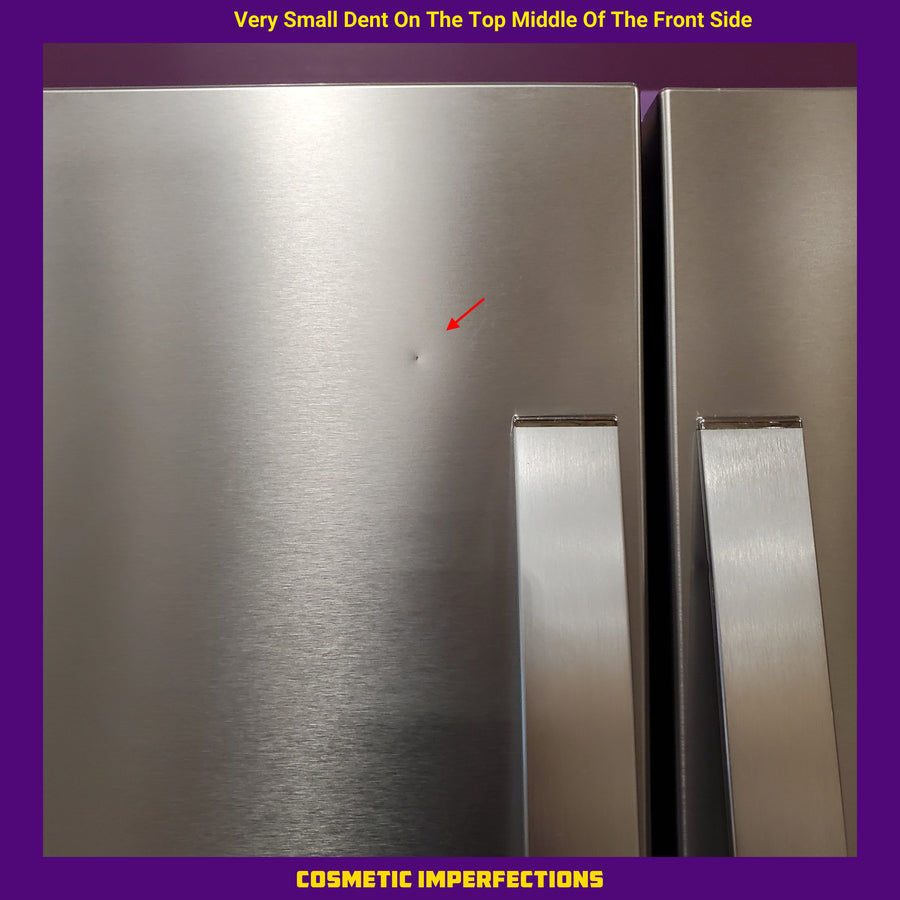 Whirlpool French Door 31 Cu. Ft. Refrigerator with Total Coverage Cooling in Fingerprint Resistant Stainless Steel WRFF3136SZ - Scratch & Dent (Moderate)