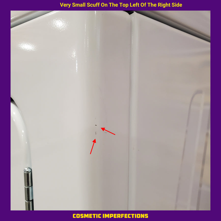 Whirlpool White Electric Extra Large 7.0 Cu. Ft. Dryer with Wrinkle Shield WED4815EW - Scratch & Dent (Minor)