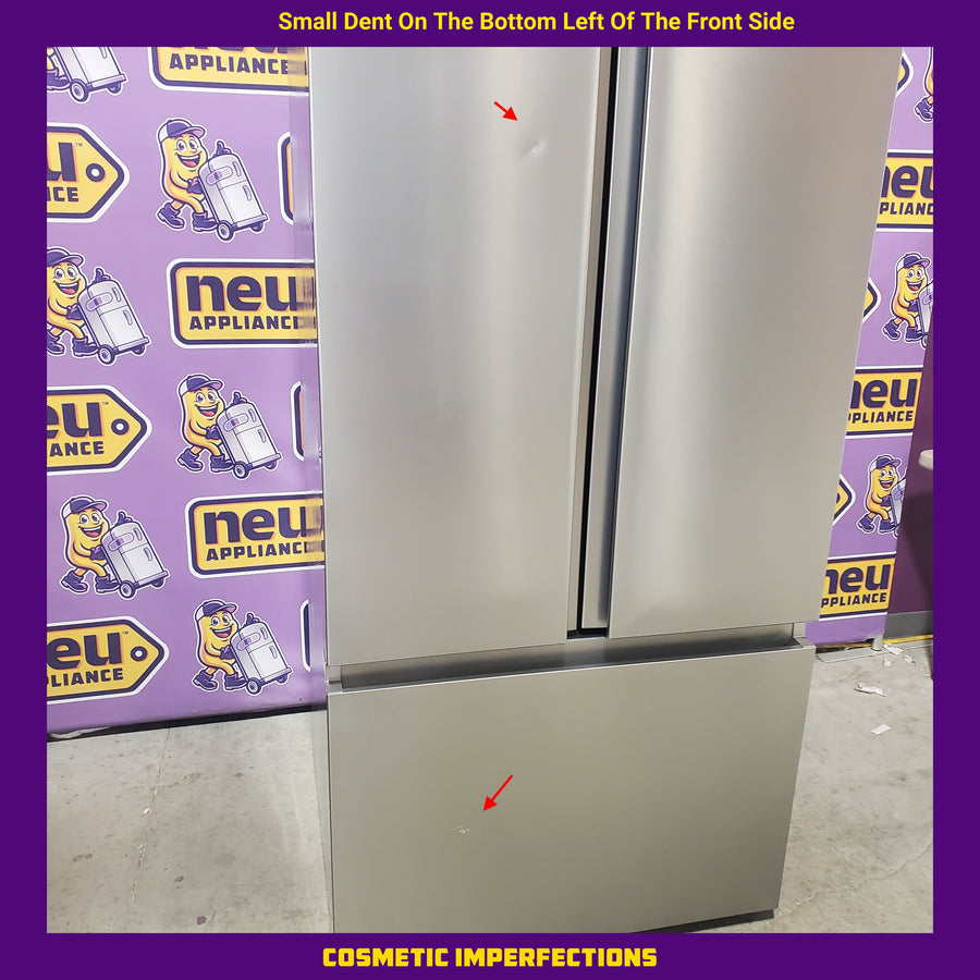Hisense 26.6 cu. ft. French Door Refrigerator in Fingerprint Resistant Stainless Steel HRF266N6CSE1 - Scratch & Dent (Minor)
