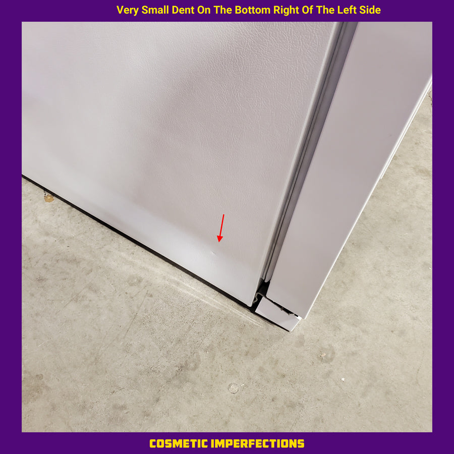Frigidaire 25.6 cu. ft. Side by Side Refrigerator in White with Exterior Ice and Water Dispenser FRSS2623AW - Scratch & Dent (Minor)