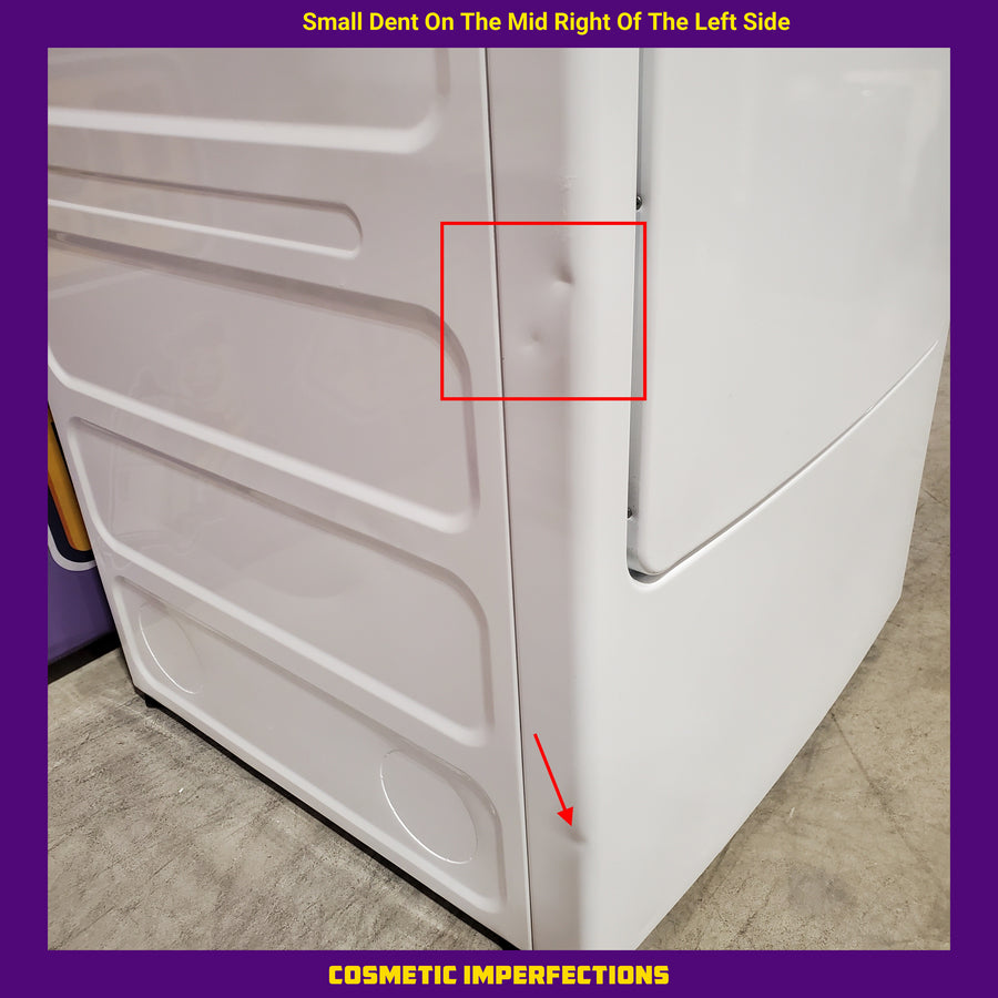GE® 4.5 cu. ft. Capacity Washer with Stainless Steel Basket in White GTW465ASNWW - Certified Refurbished and GE White Electric 7.2 Cu. Ft. Dryer with Aluminized Alloy Drum GTD42EASJWW - Certified Refurbished