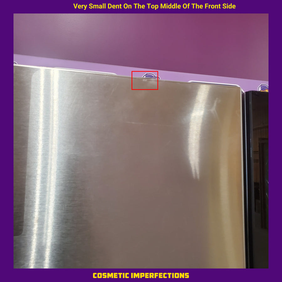 LG ENERGY STAR 27 cu. ft. Side by Side Refrigerator with Edge-to-Edge InstaView in Print Proof Stainless Steel LRSOS2706S - Scratch & Dent (Minor)