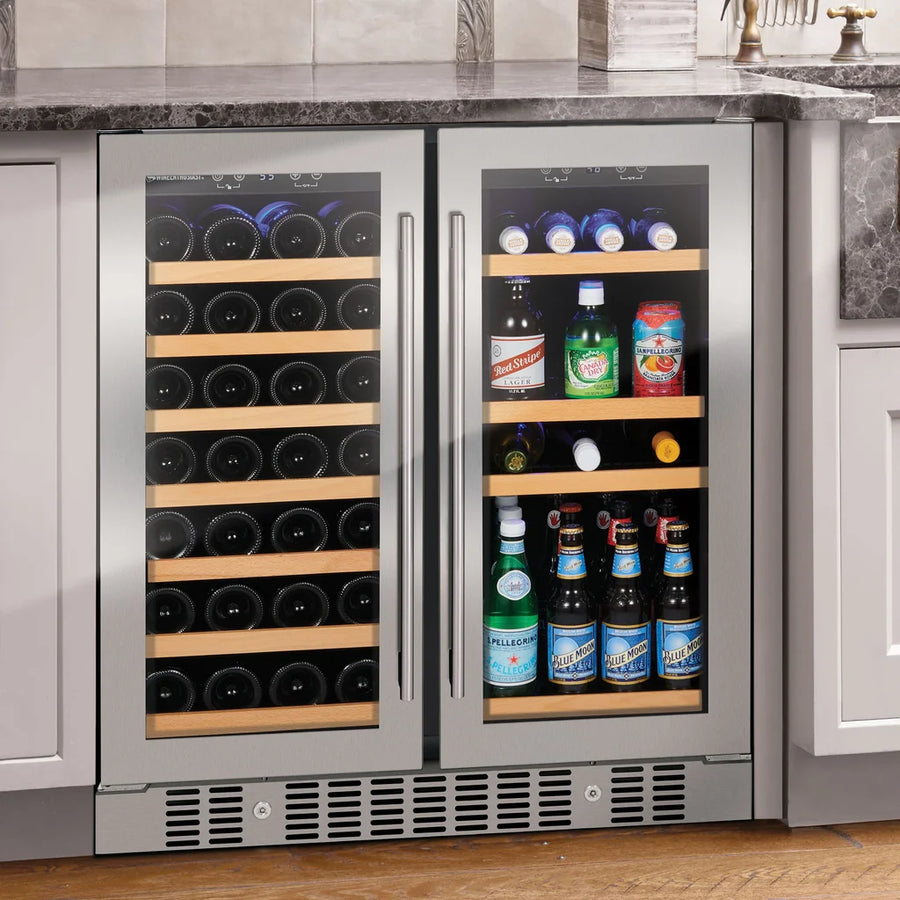 Wine Enthusiast SommSeries 2 Door Dual Zone Wine and Beverage Center 30134SD211 - 236 05 40 02 - New in Box