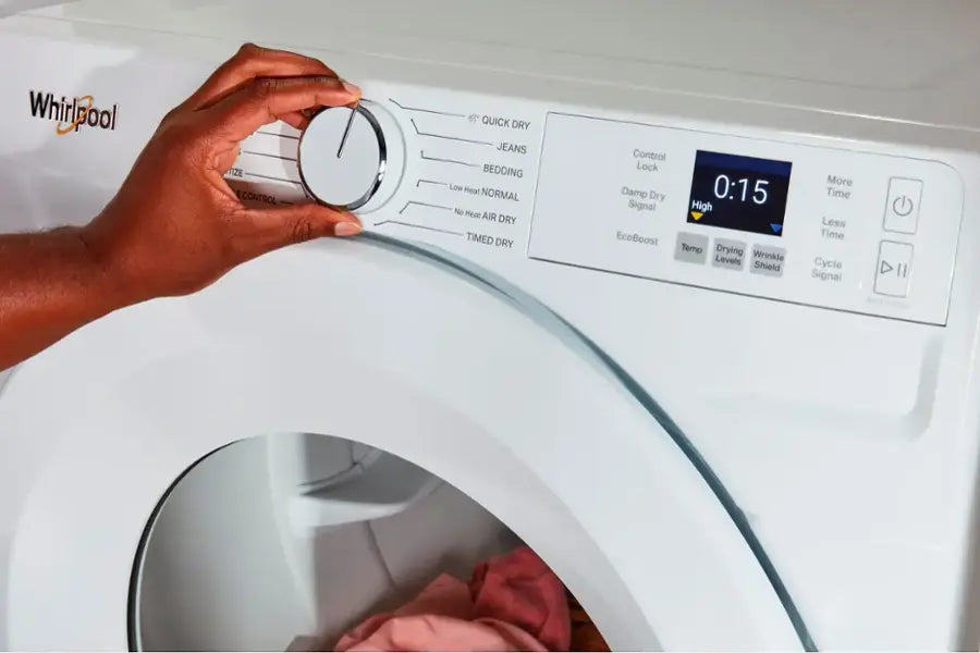 Whirlpool 7.4 cu. ft. ENERGY STAR® Front Load Electric Dryer with Wrinkle Shield™ Option 22521665 - WED4720RW - Scratch & Dent (Minor)