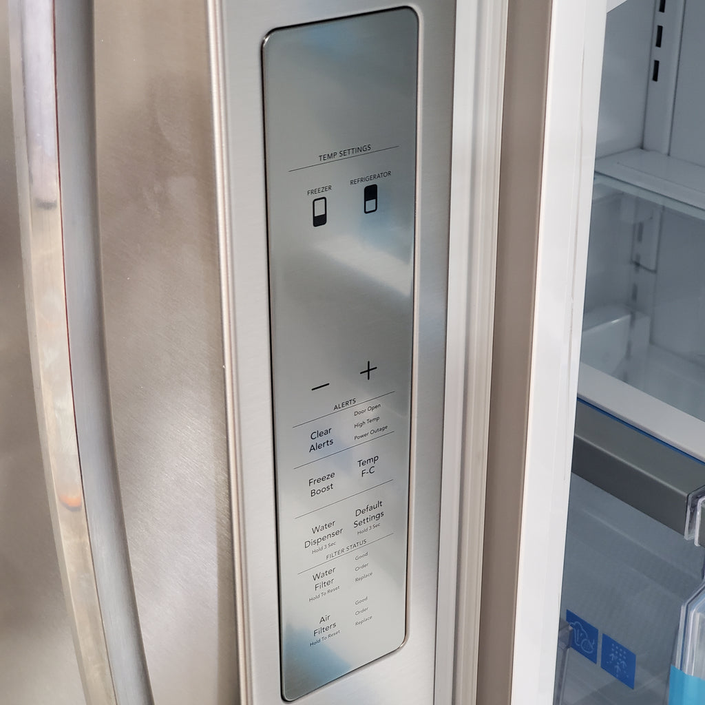 Pictures of Frigidaire Gallery 23 Cu. Ft. Counter-Depth French Door Refrigerator 3SD1017 - GRFG2353AF - Scratch & Dent (Moderate) - Neu Appliance Outlet - Discount Appliance Outlet in Austin, Tx