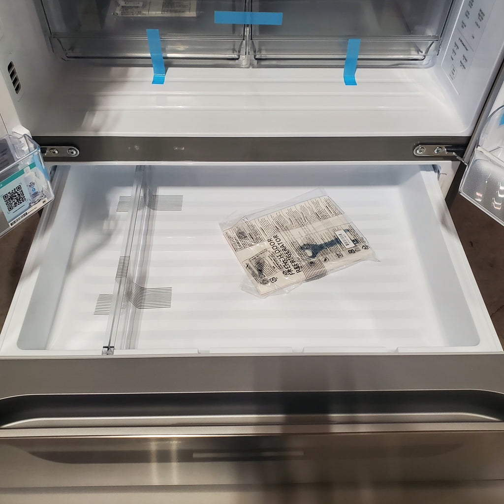 LG 29 cu. ft. Smart Standard-Depth MAX™ 4-Door French Door Refrigerator with Full-Convert Drawer™ in Print Proof Stainless Steel 5SD271 - LF29H8330S - Scratch & Dent (Moderate)