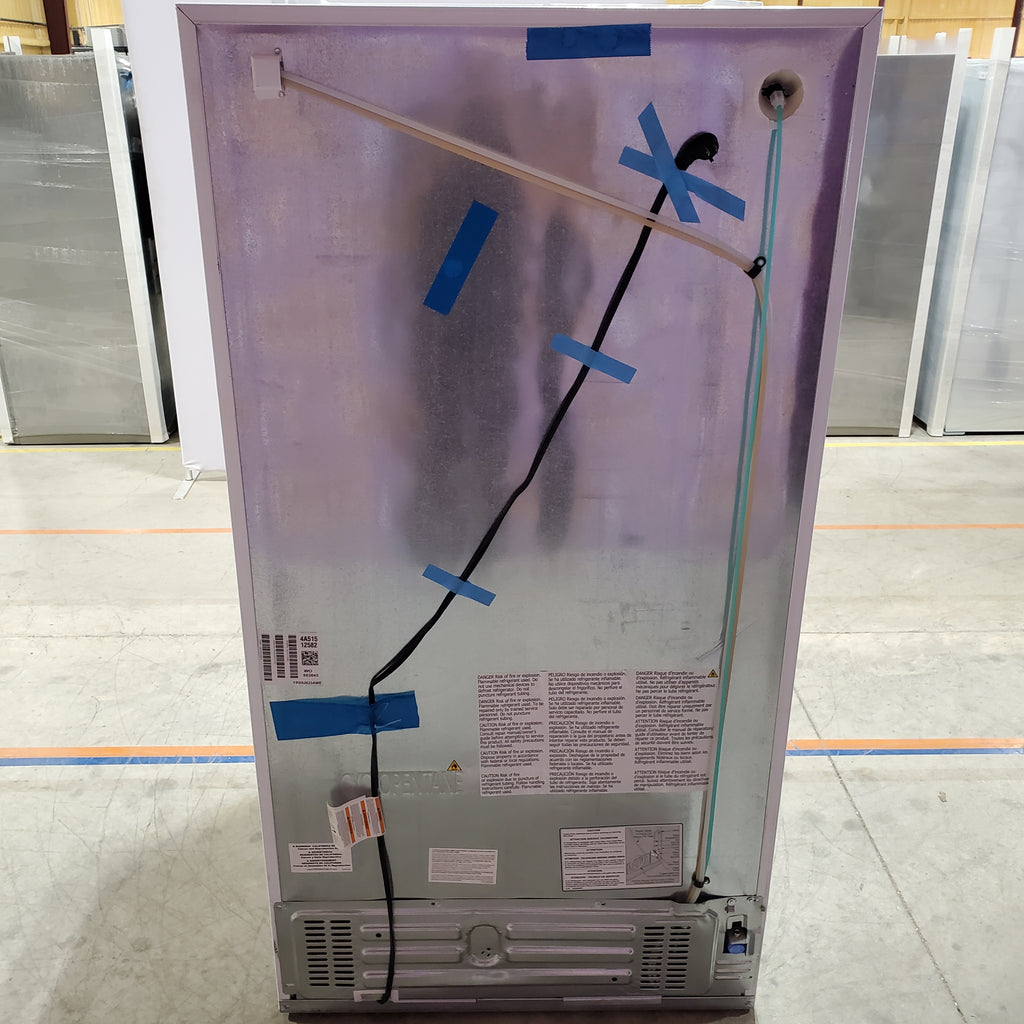 Frigidaire 25.6 cu. ft. Side by Side Refrigerator in White with Exterior Ice and Water Dispenser 26SD009 - FRSS2623AW - Scratch & Dent (Minor)