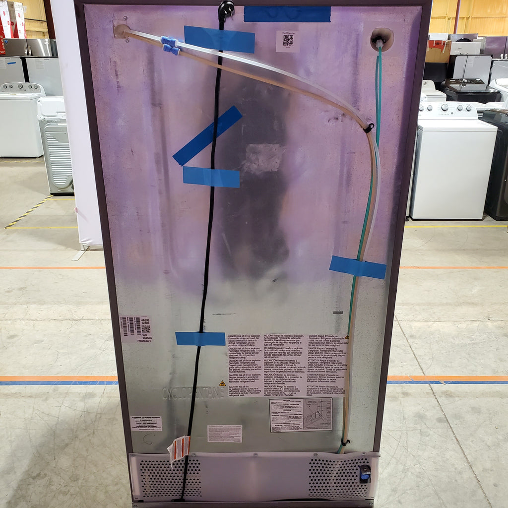 Frigidaire 25.6-cu ft ENERGY STAR Side-by-Side Refrigerator with Ice Maker in Fingerprint Resistant Stainless Steel 24SD49 - FRSS26L3AF - Scratch & Dent (Minor)