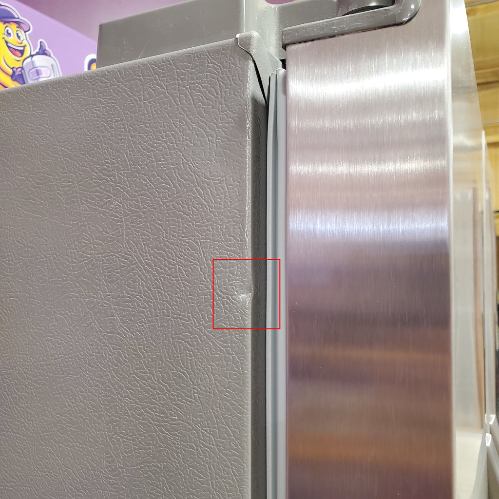 Frigidaire 25.6 cu. ft. ENERGY STAR Side by Side Refrigerator with Exterior Water and Ice Dispenser in Stainless Steel 3SD813 - FRSS2623AS - Scratch & Dent (Minor)