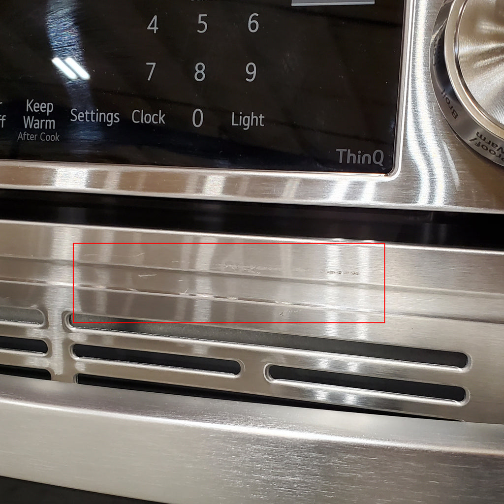 LG 6.3 cu. ft. Smart Wi-Fi Enabled ProBake Convection® InstaView® Electric Slide-In Range with Air Fry 3SD854 - LSEL6335FE - Scratch & Dent (Minor)