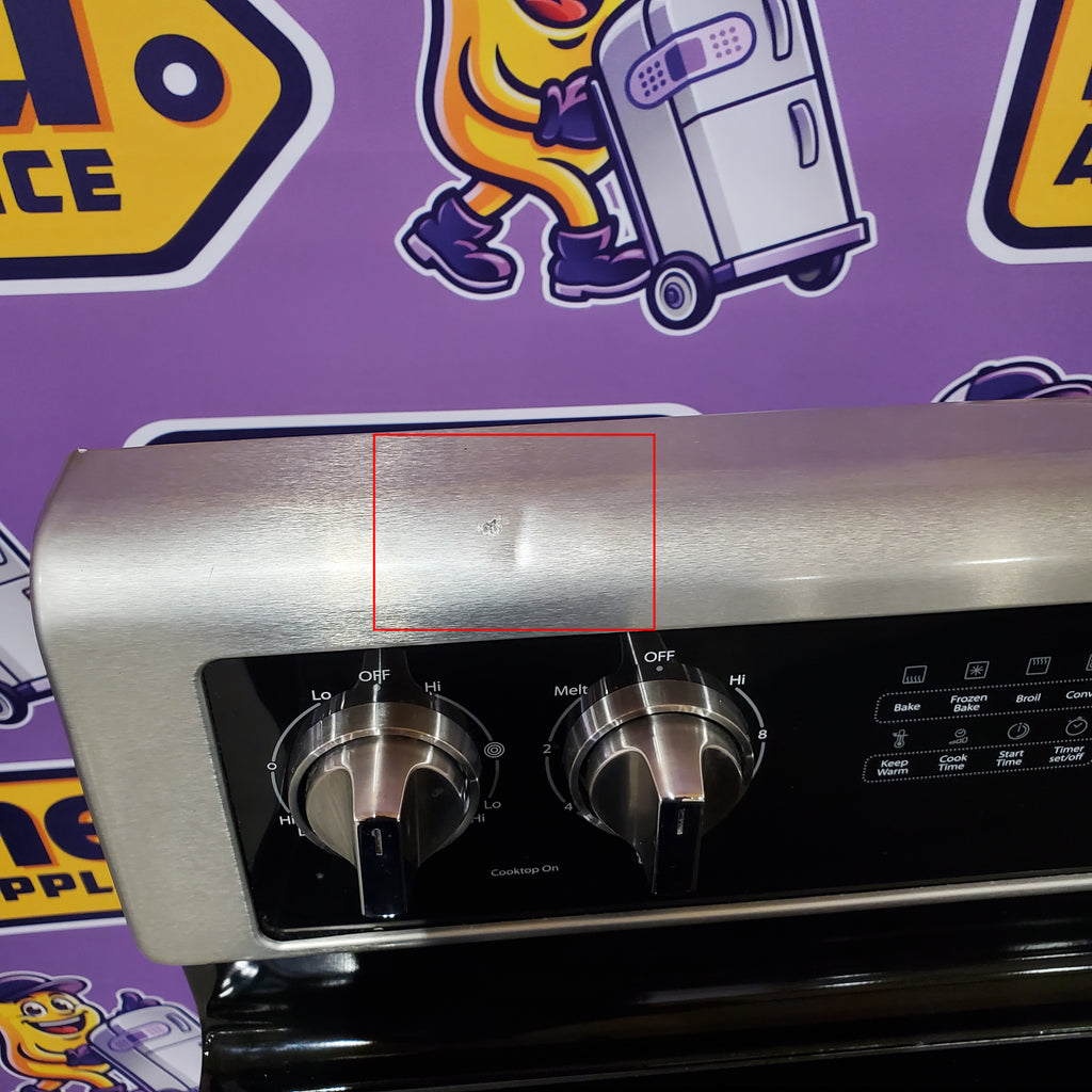 Pictures of Whirlpool Fingerprint Resistant Stainless Steel Glass Top 30 In. 5 Burner Electric 6.4 Cu. Ft. Freestanding Range with True Convection Cooking 1CR02164 - WFE770H0FZ - Certified Refurbished - Neu Appliance Outlet - Discount Appliance Outlet in Austin, Tx