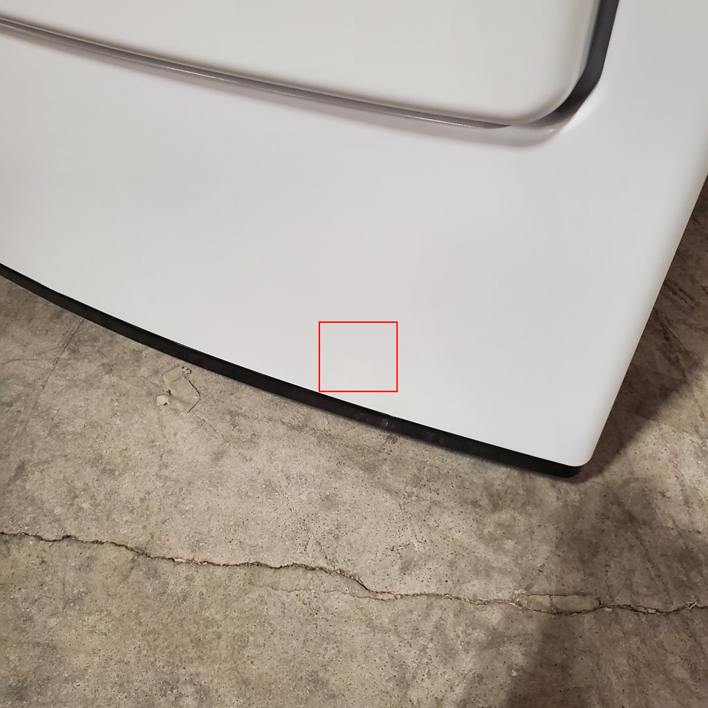 LG Top Load 4.1 Cu. Ft. Washer with TurboDrum Technology in White WT6105CW - New in Box and LG 7.3 Cu. Ft.  Electric Rear Control Ultra Large Capacity Dryer in White with Sensor Dry 16095 - DLE6100W - Scratch & Dent (Minor)