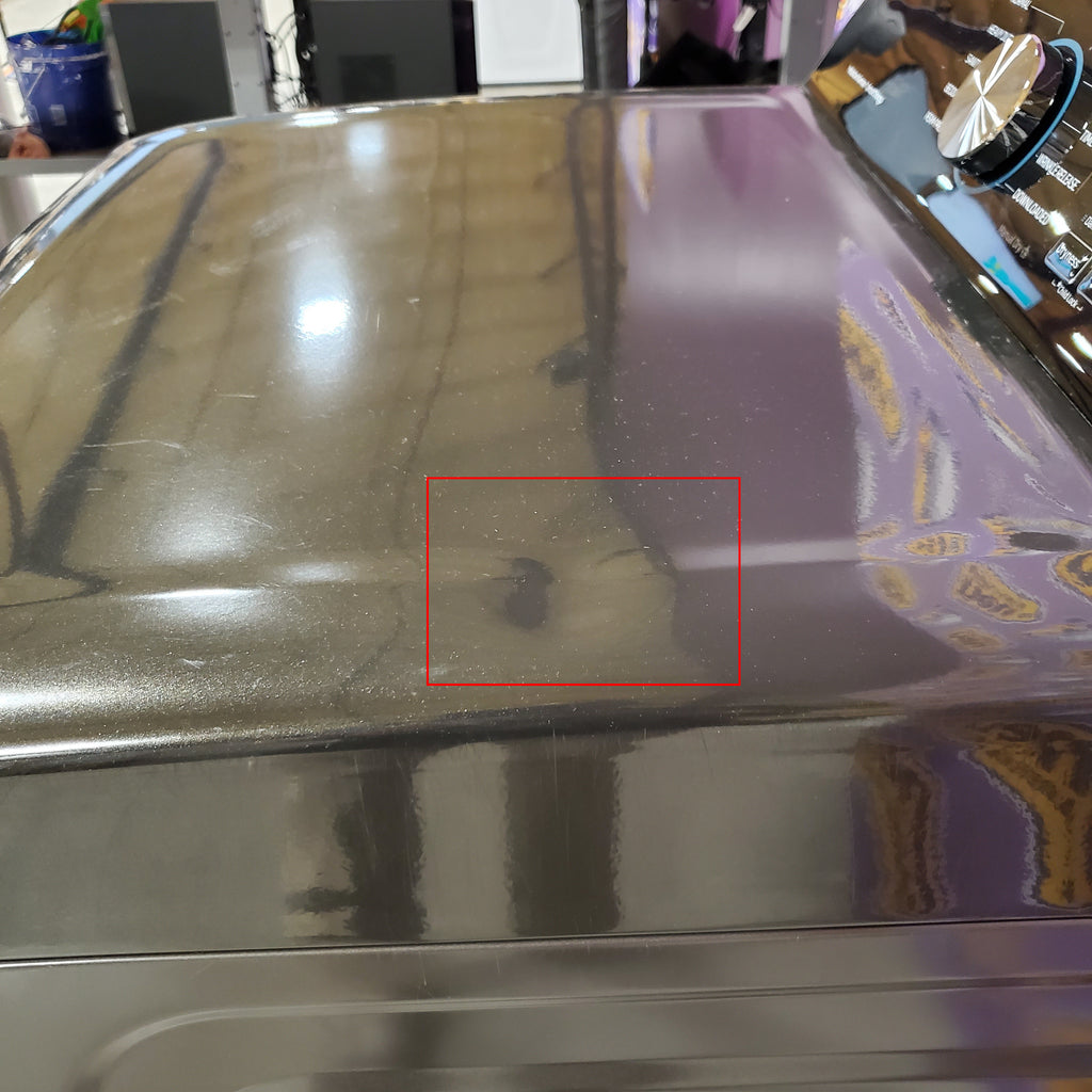 Samsung 7.4 cu. ft. Smart Electric Dryer with Sensor Dry in Brushed Black 24SD03 - DVE47CG3500V - Scratch & Dent (Minor)